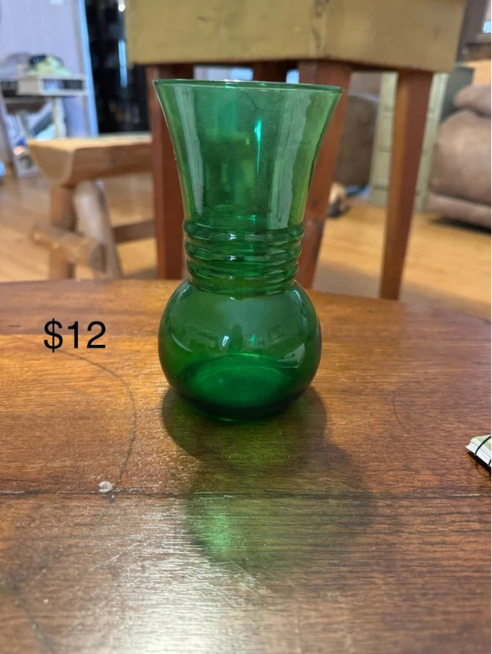 Green Bud Vase